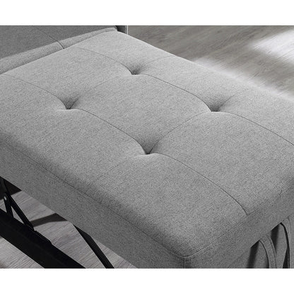 4-in-1 Single Convertible Sofa Bed with Adjustable Back
