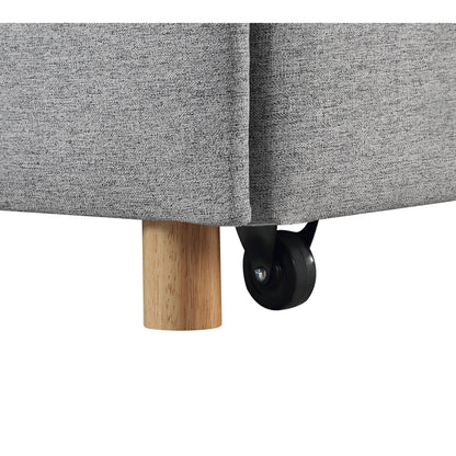4-in-1 Single Convertible Sofa Bed with Adjustable Back