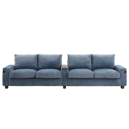 4-seater Corduroy Sofa Couch
