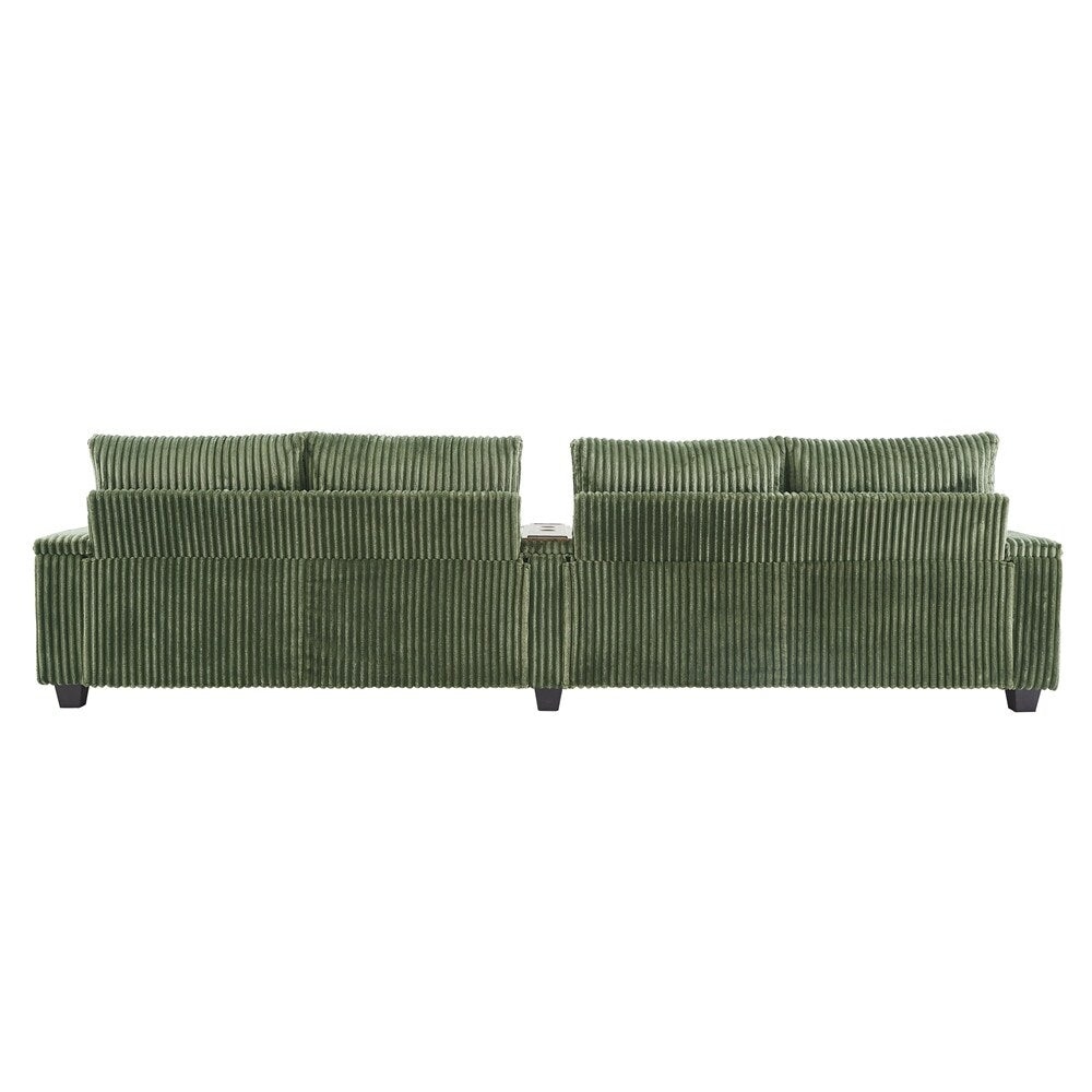 4-seater Corduroy Sofa Couch