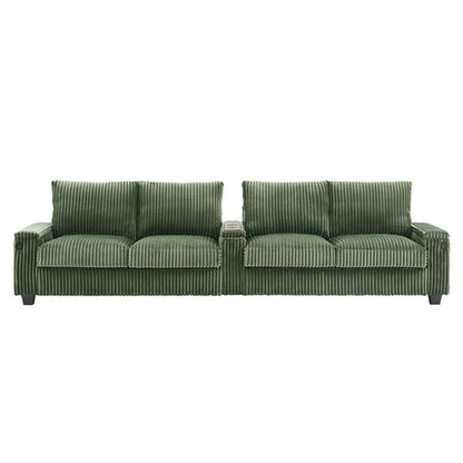 4-seater Corduroy Sofa Couch