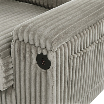 4-seater Corduroy Sofa Couch