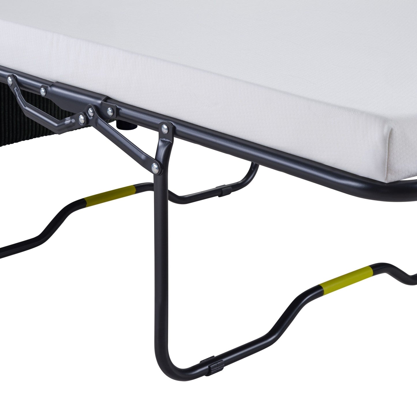 47.2 Corduroy Twin Sleeper Sofa with Foldable Mattress, Side Table, USB Ports, and Storage Pocket