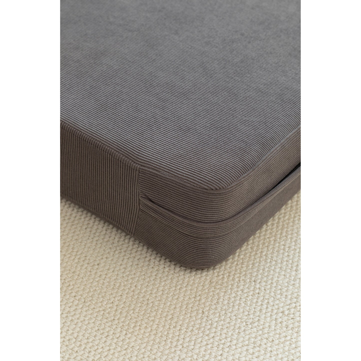 47.63 Corduroy 2-Seater Sleeper Sofa with Pillow Floor Mattress Floor Couch with Backrest for Living Room