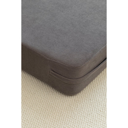 47.63 Corduroy 2-Seater Sleeper Sofa with Pillow Floor Mattress Floor Couch with Backrest for Living Room