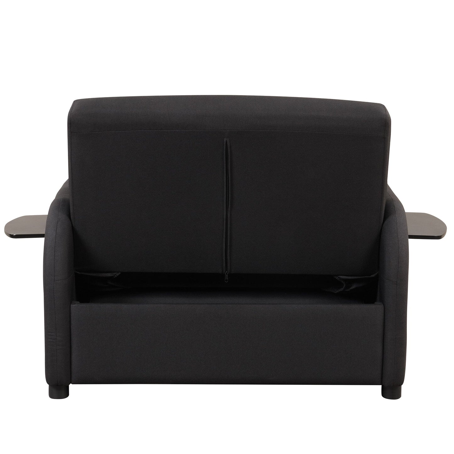 48.82-Seater Sleeper Sofa 3 in 1 with 2 Wing Table and USB Charge