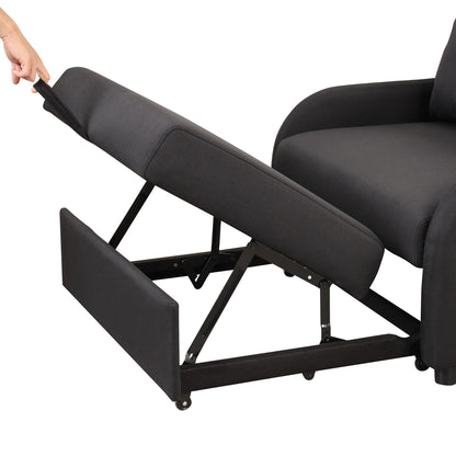 48.82-Seater Sleeper Sofa 3 in 1 with 2 Wing Table and USB Charge