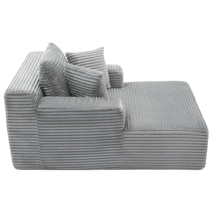 48.82-Seater Sleeper Sofa with Removable Pillows for Living Room and Bedroom
