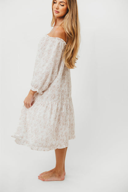 Cotton House Dress in Hampton Pink - Bump Friendly