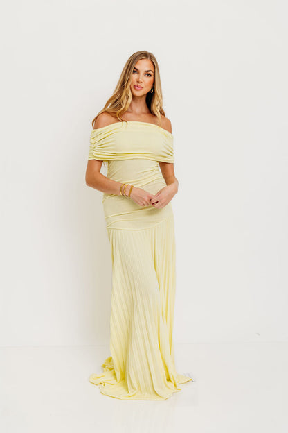 Halo Maxi Dress in Buttercream
