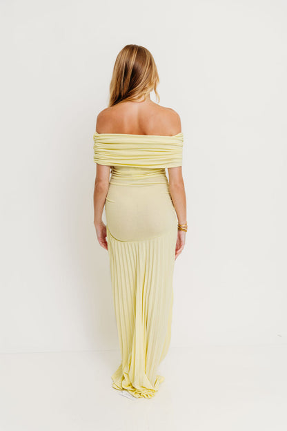 Halo Maxi Dress in Buttercream