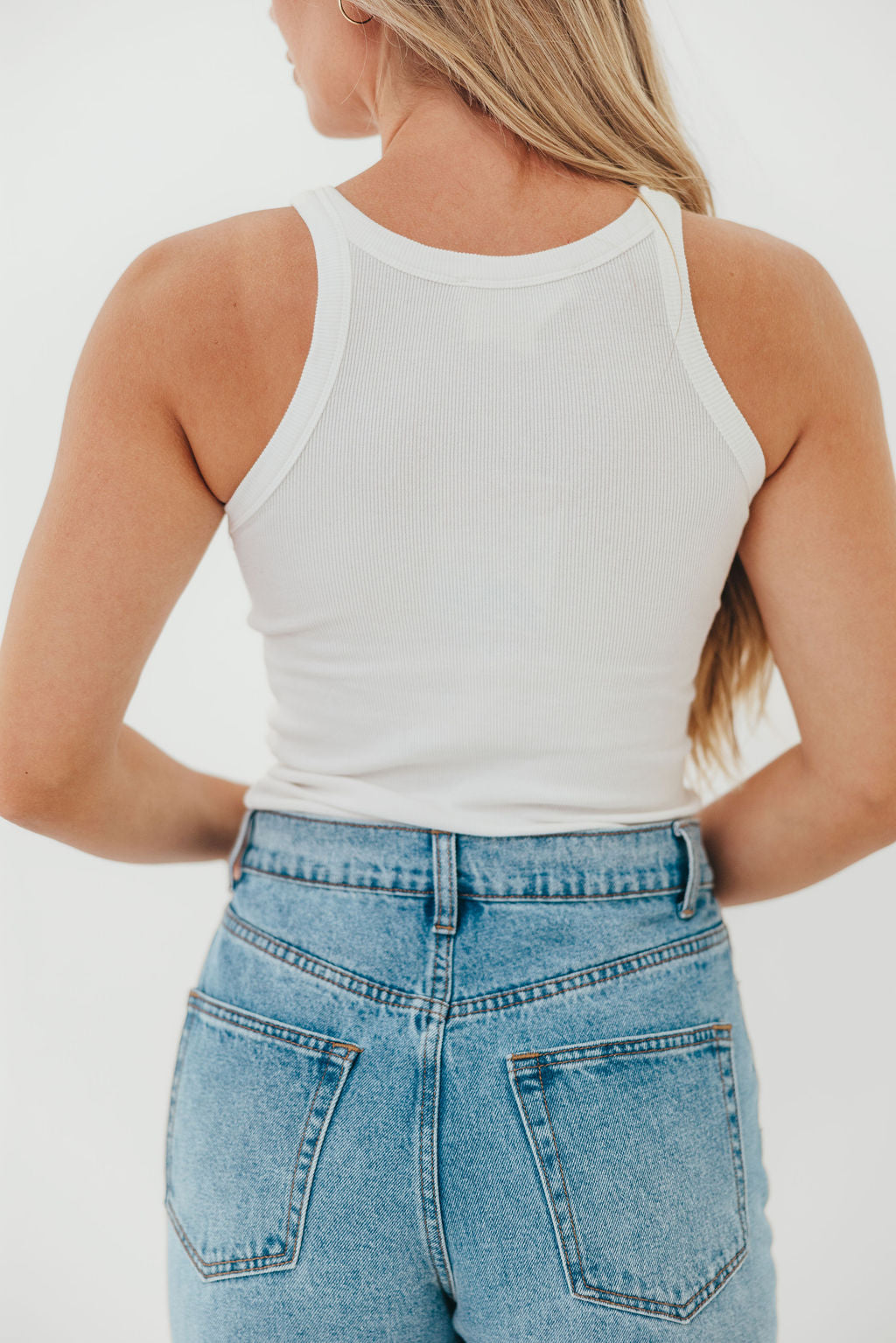 Chandler Tank Top in Off-White