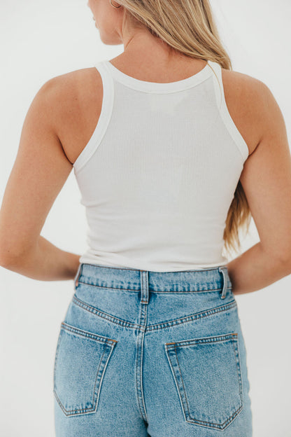 Chandler Tank Top in Off-White