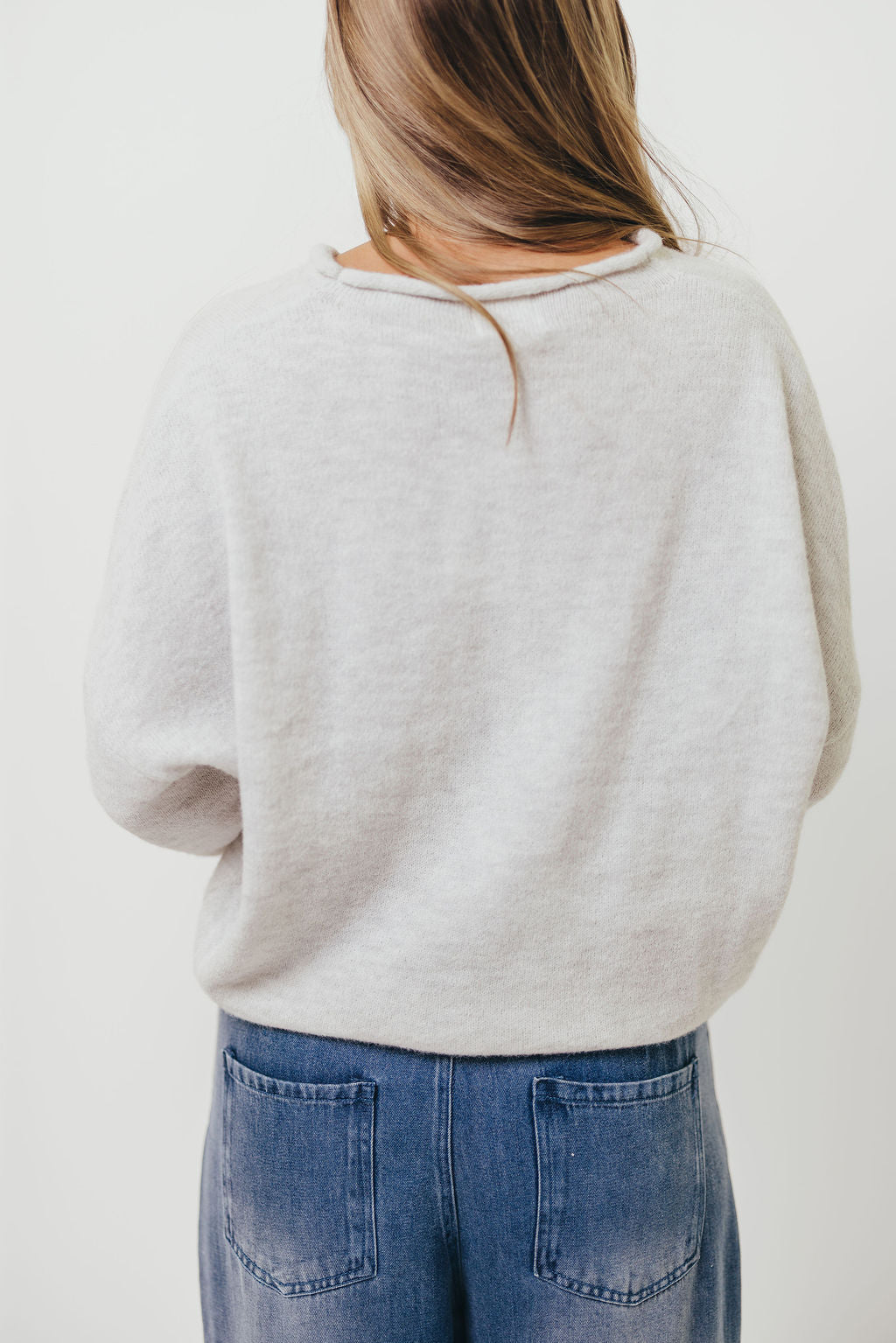 Piper Cardigan in Light Grey