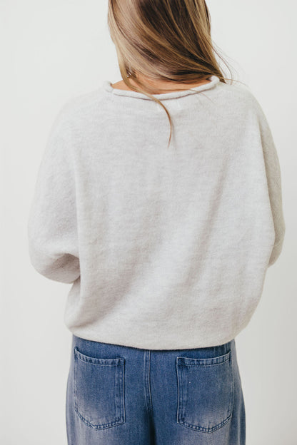 Piper Cardigan in Light Grey