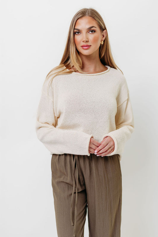 Ashwin Sweater in Cream
