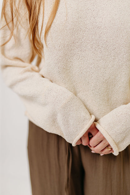 Ashwin Sweater in Cream