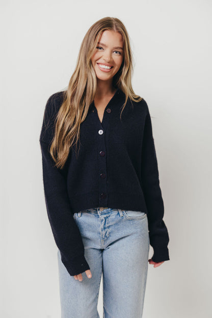 Alyssa Cardigan in Navy