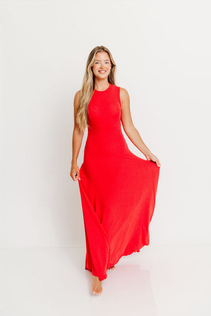 Effortless Maxi Dress in Shirley Temple