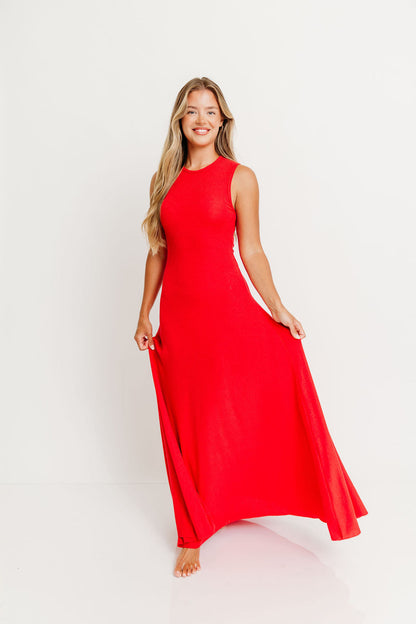 Effortless Maxi Dress in Shirley Temple