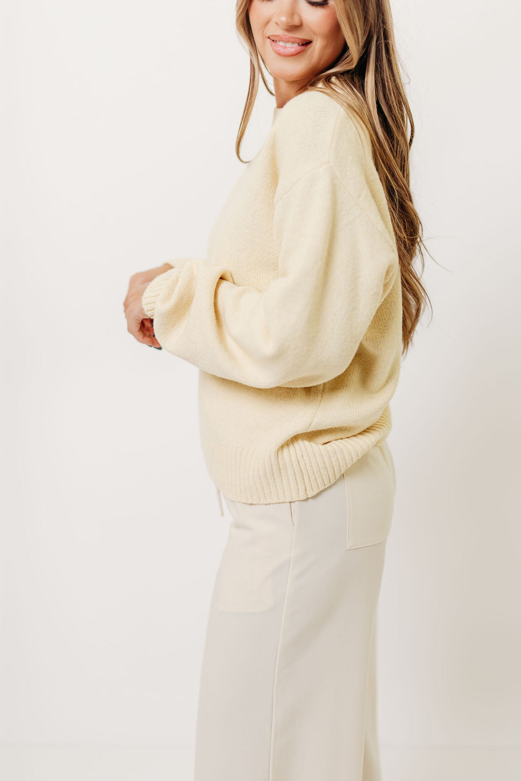 Desiree Sweater in Mellow Yellow