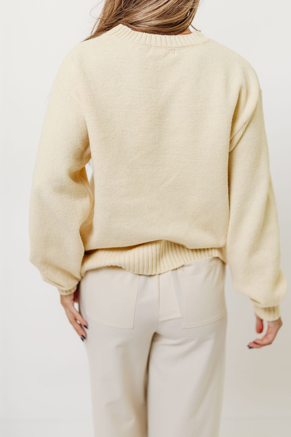 Desiree Sweater in Mellow Yellow
