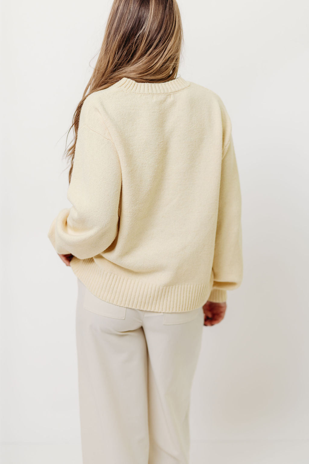 Desiree Sweater in Mellow Yellow