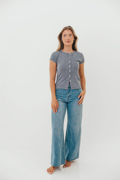 Amberlyn Top in Navy