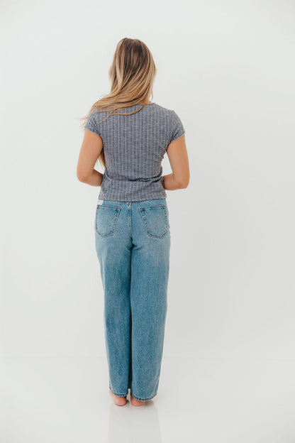Amberlyn Top in Navy