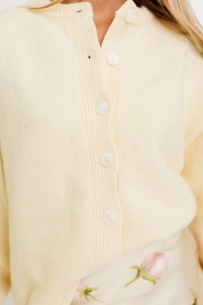 Hartford Cardigan Top in Butter - Sign Up for Fall Restock