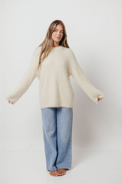Jane Pullover Sweater in Cream