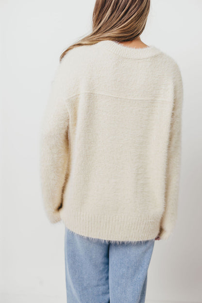 Jane Pullover Sweater in Cream