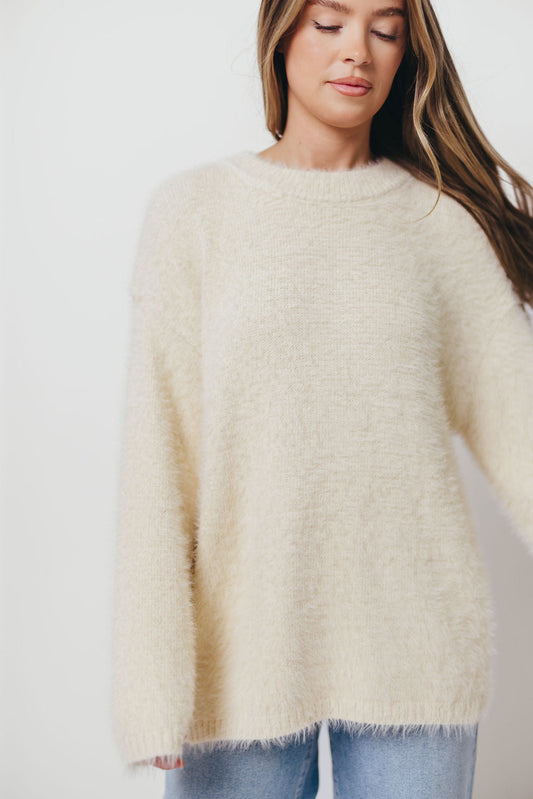 Jane Pullover Sweater in Cream
