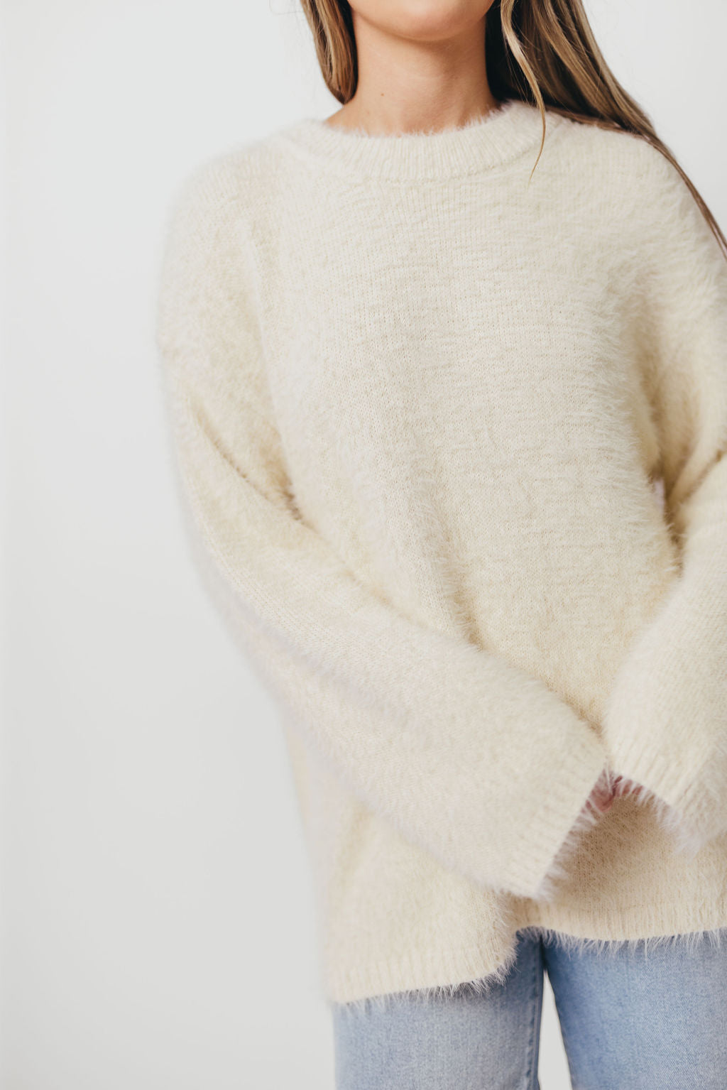 Jane Pullover Sweater in Cream