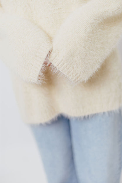 Jane Pullover Sweater in Cream