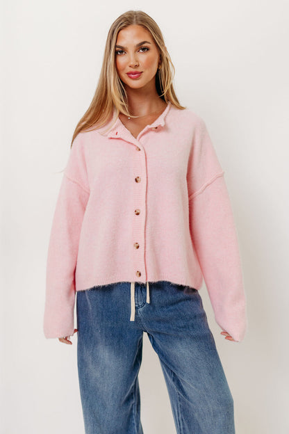 Kyla Cardigan Sweater in Ballet