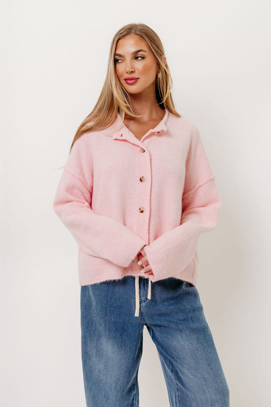 Kyla Cardigan Sweater in Ballet