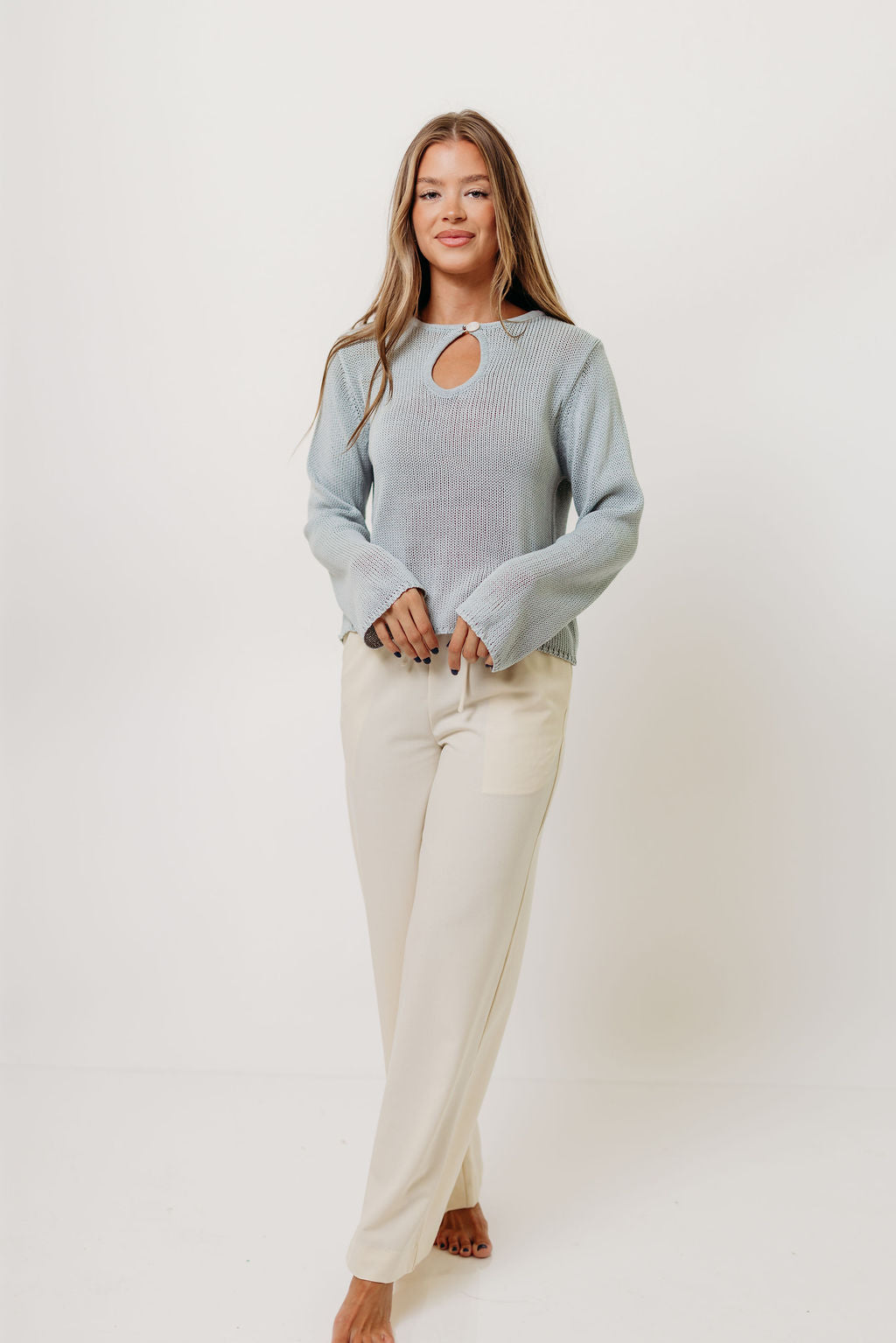 Tala Sweater in Light Blue