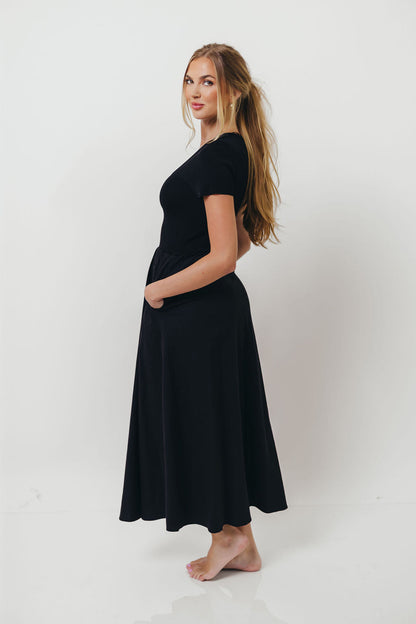 Lynette Maxi Dress in Black
