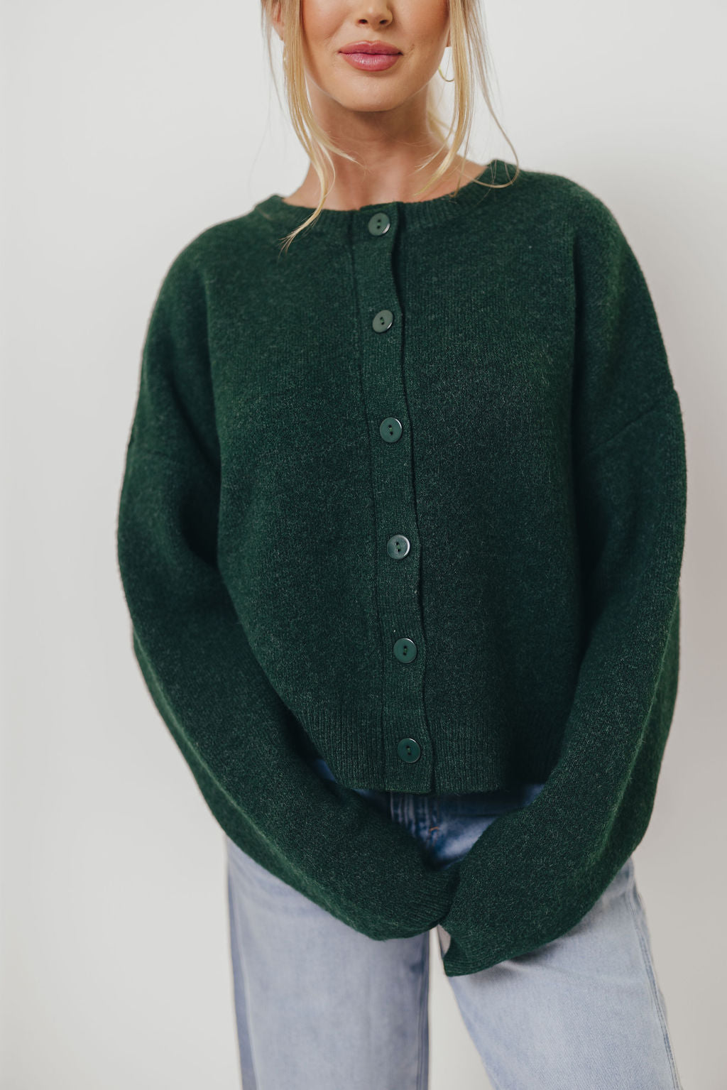 Alyssa Cardigan in Forest Green