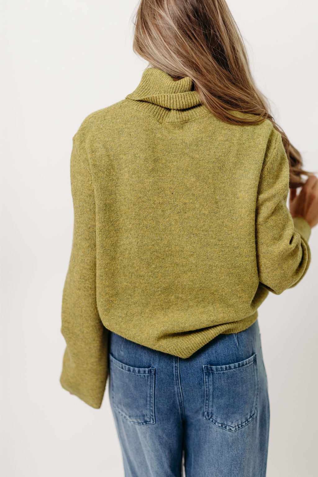 Mildred Turtleneck Sweater in Citron