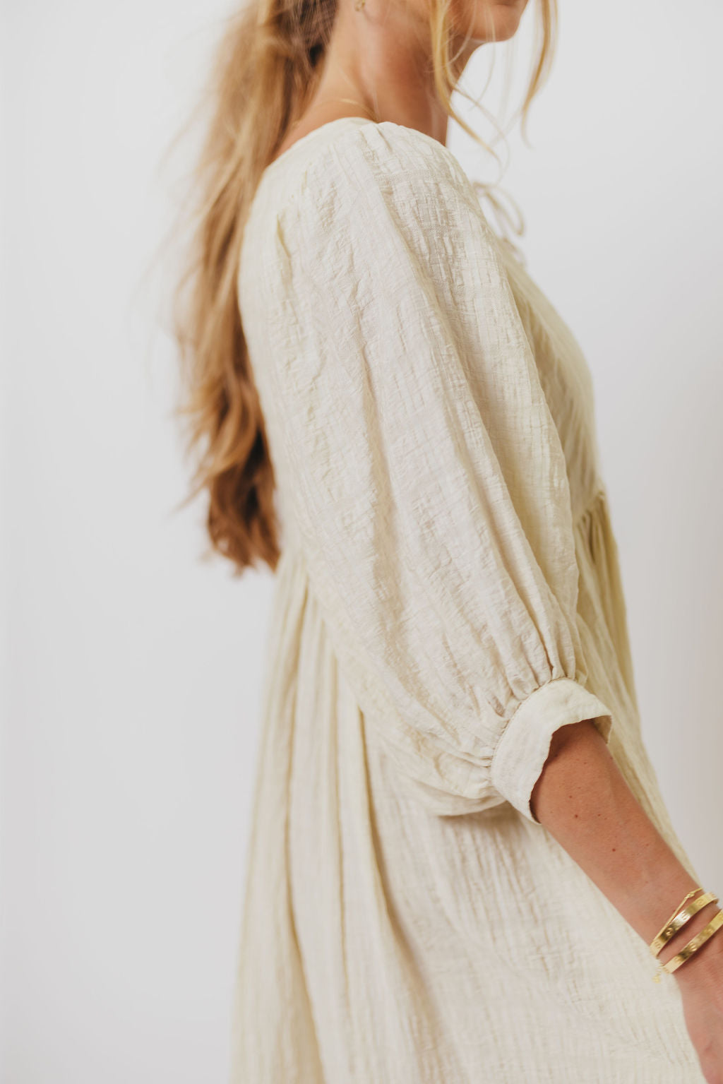 Nadia Soft Horizon Maxi Dress in Natural