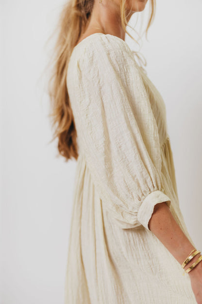 Nadia Soft Horizon Maxi Dress in Natural