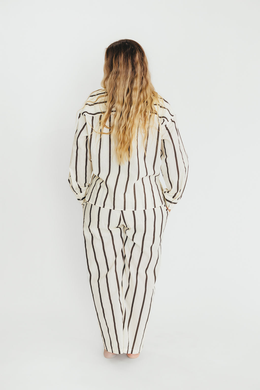 Rowan Pants in Black Stripe