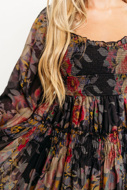 Analise Blaine Maxi Dress in Black