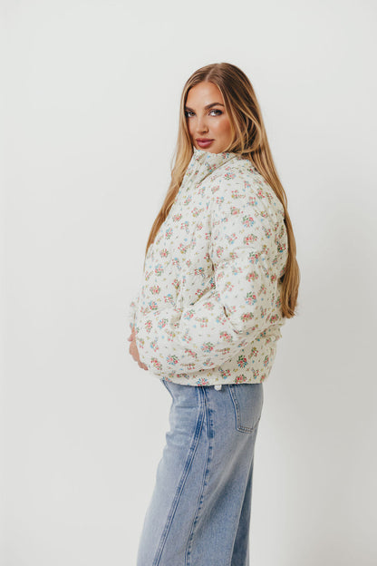 Emmalee Puff Jacket in Floral