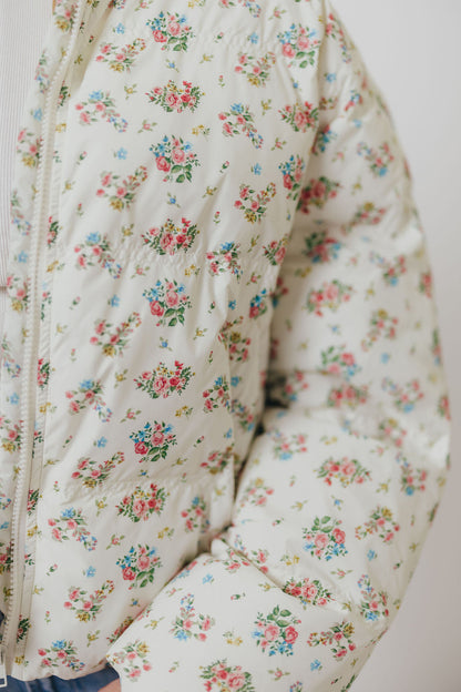 Emmalee Puff Jacket in Floral