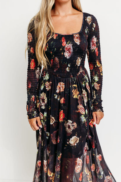 Harriet Maxi Dress in Black