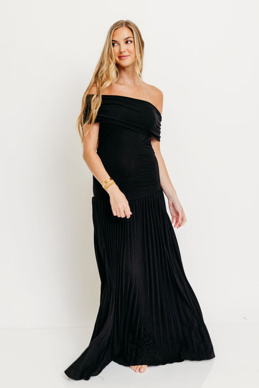 Elina Maxi Dress in Black
