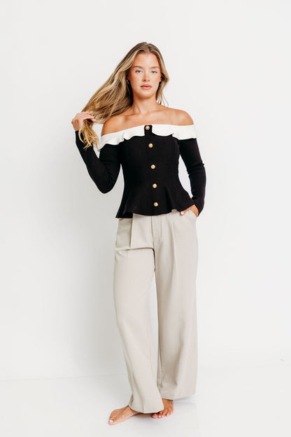 Chessy Pants in Beige